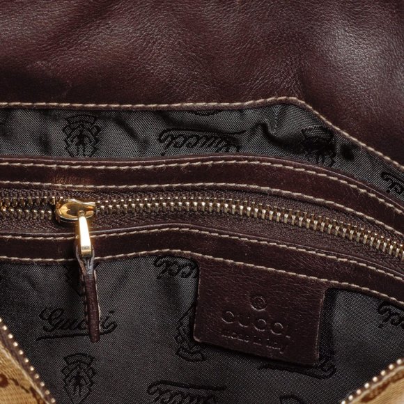 Gucci GG Monogram Crystal Hysteria Handbag - Picture 11 of 12